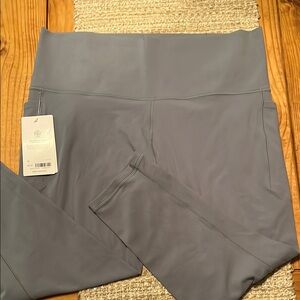 Athleta Blue/gray 7/8 Leggings with pockets NWT size 2X